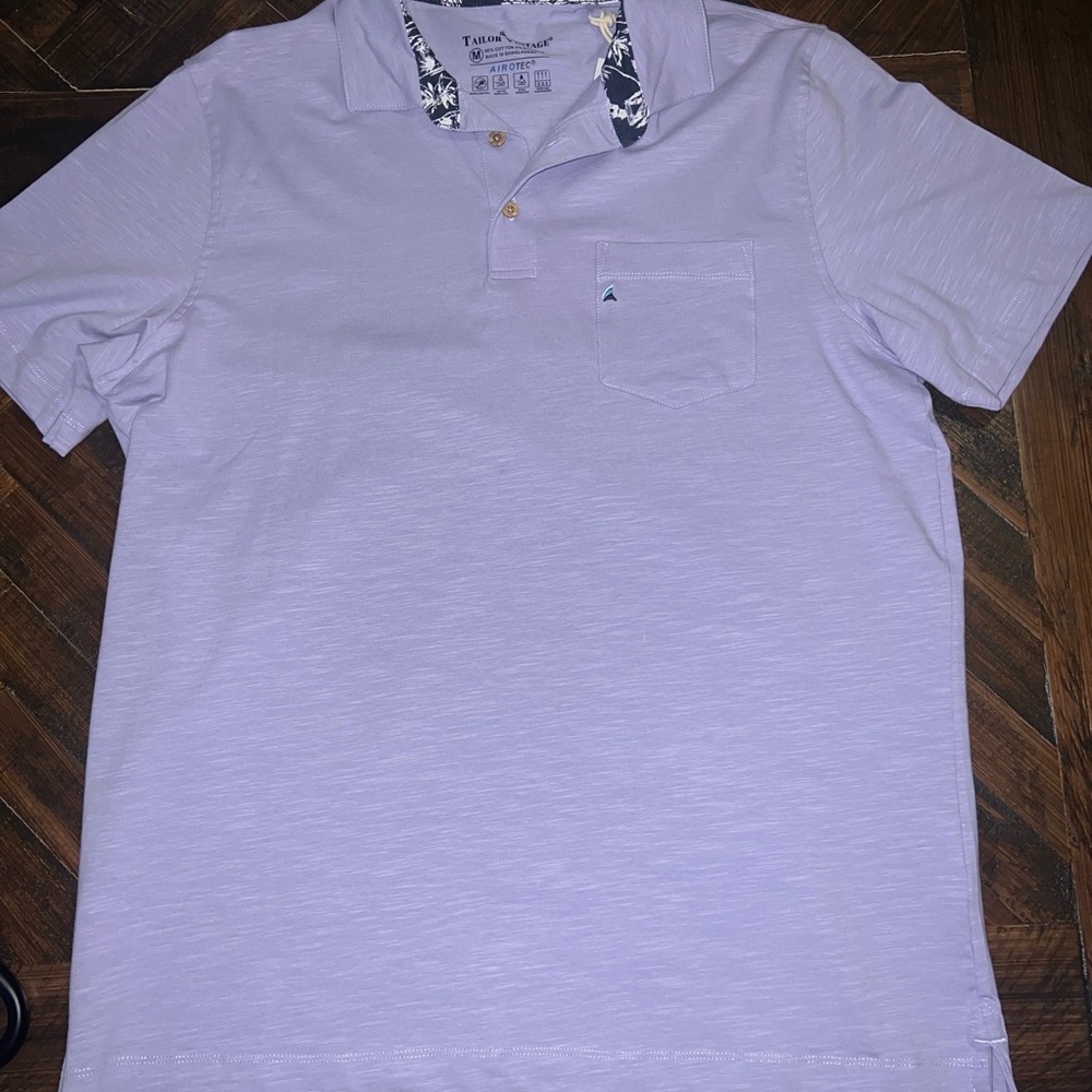 Tailor Vintage Light Purple Polo Shirt